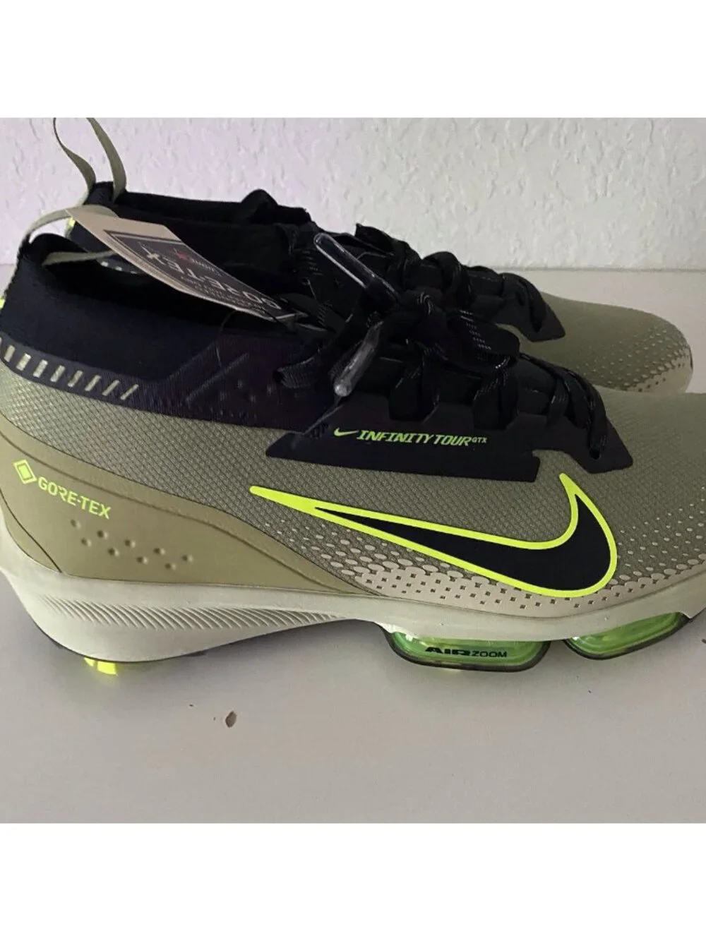 Nike Air Zoom Infinity Tour 2 Gore-Tex Olive Golf Shoes FV4897-300 Men’s Sz 11